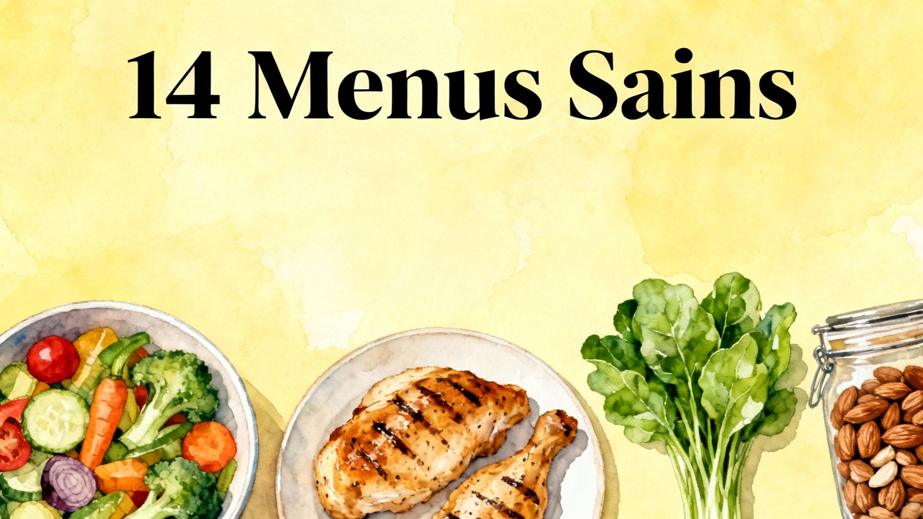 14 Menu Sani per Mangiare in Modo Equilibrato Ogni Settimana 1 14 Menu Sani