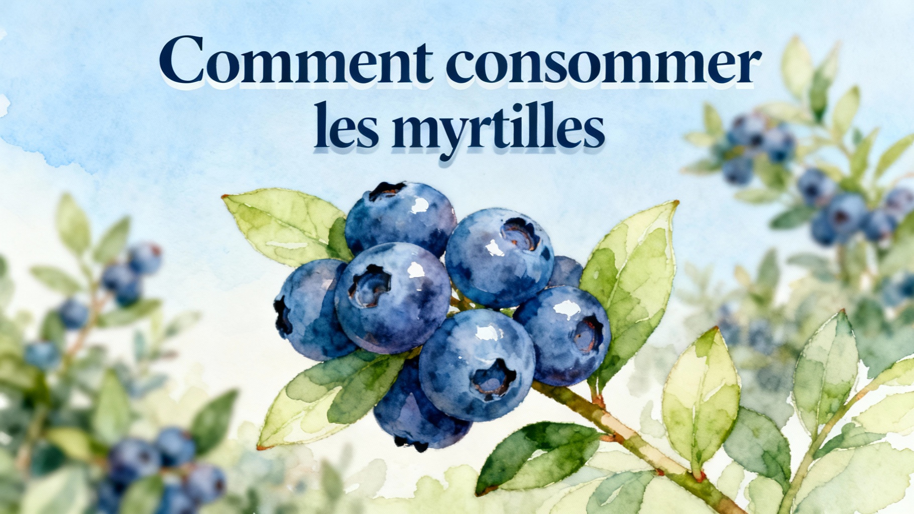 Come consumare i mirtilli