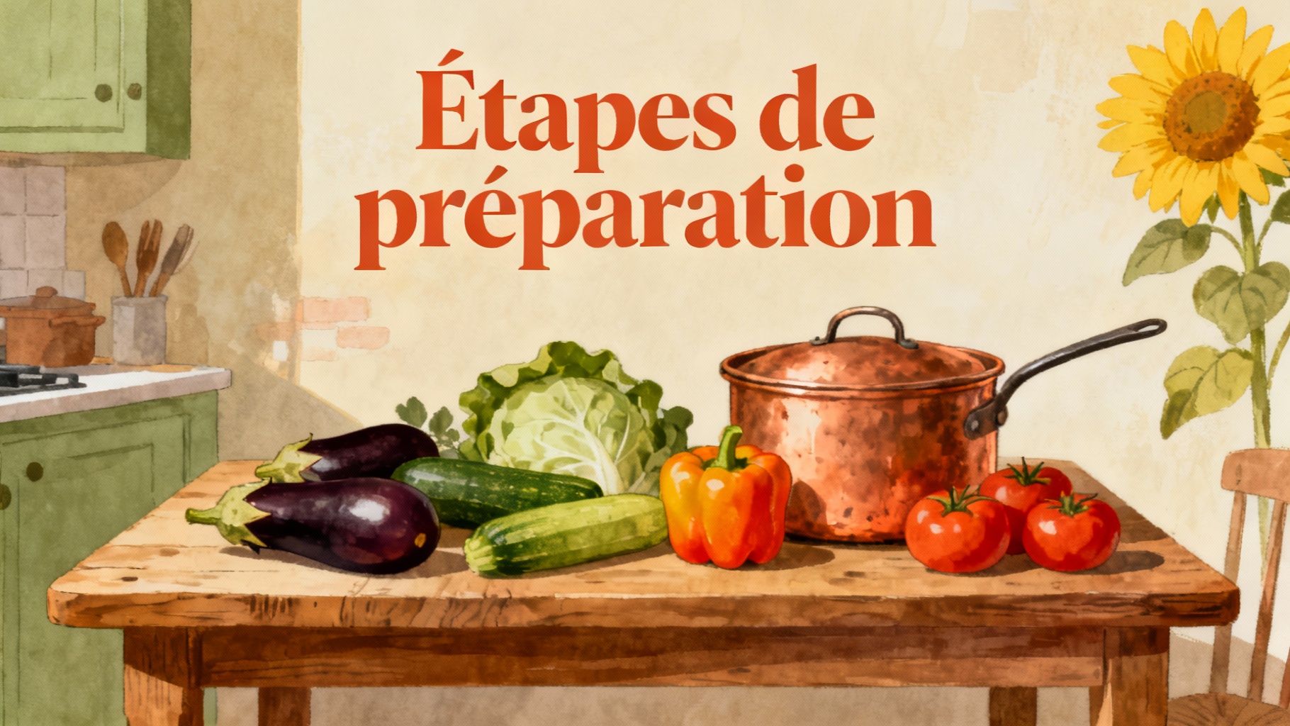 Ricetta della Ratatouille Tradizionale: I Segreti della Provenza 1 Fasi di preparazione