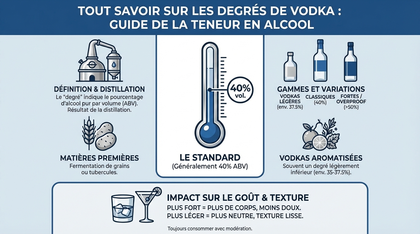 Tutto quello che c'è da sapere sulla gradazione alcolica della vodka 1 I diversi tipi di vodka e le loro gradazioni