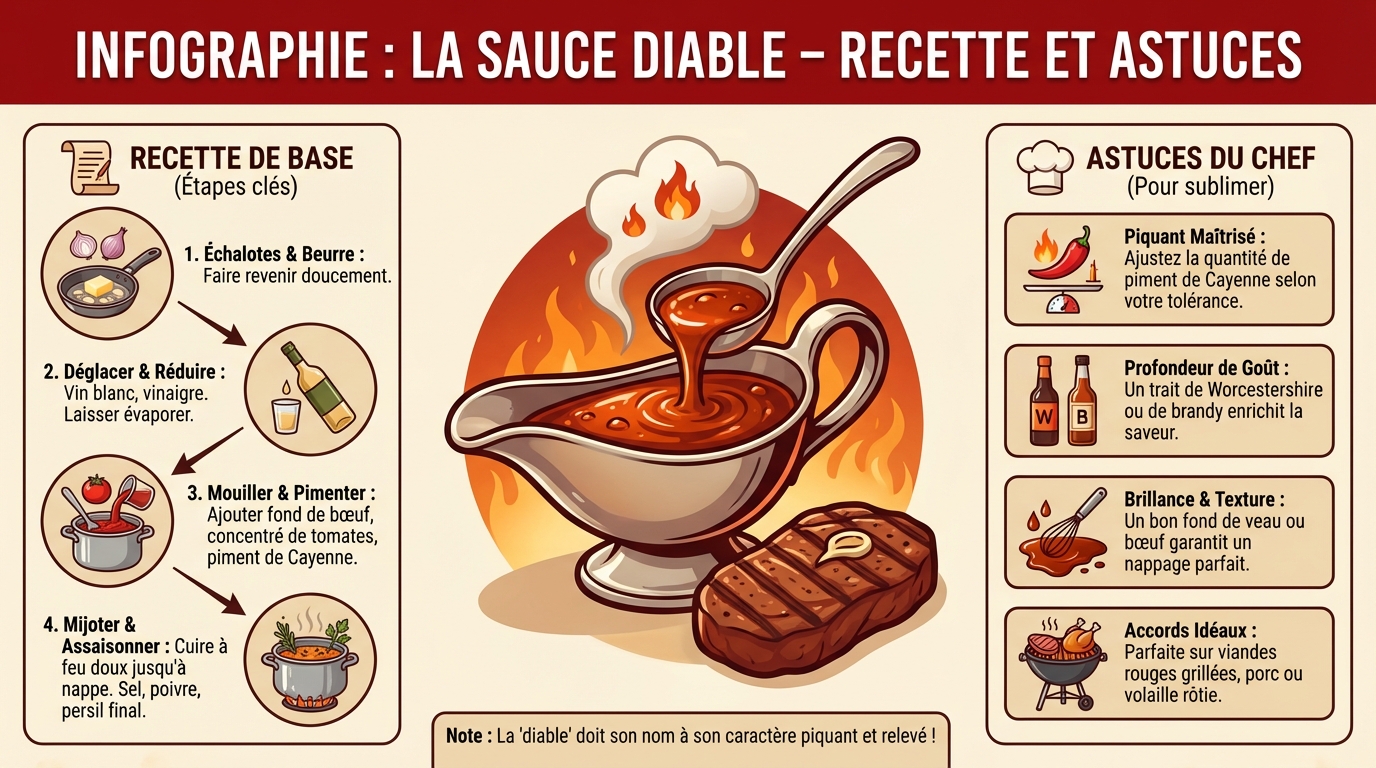 Scopri la salsa diable: ricetta e consigli 1 Ricetta della salsa diable