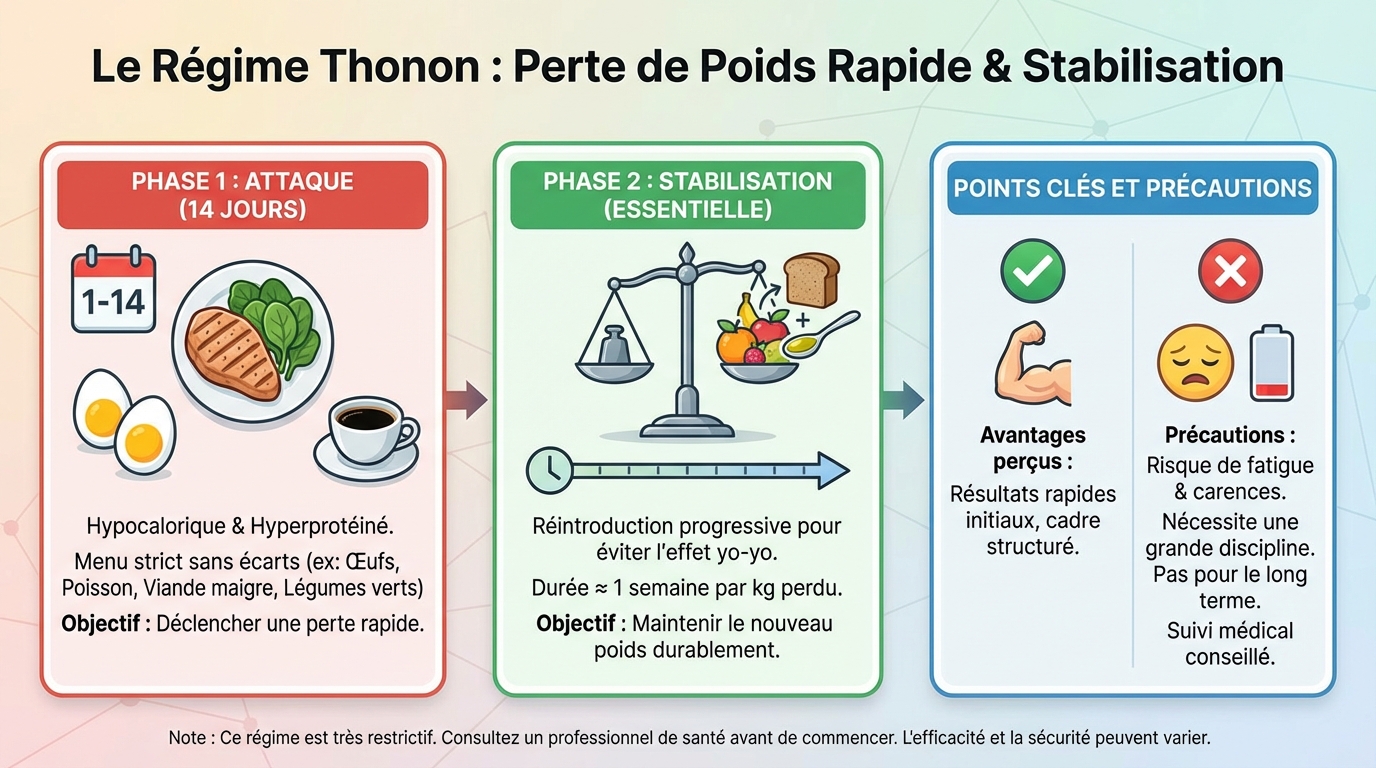 Scopri la dieta Thonon per una perdita di peso rapida 1 Esempio di menu per 14 giorni