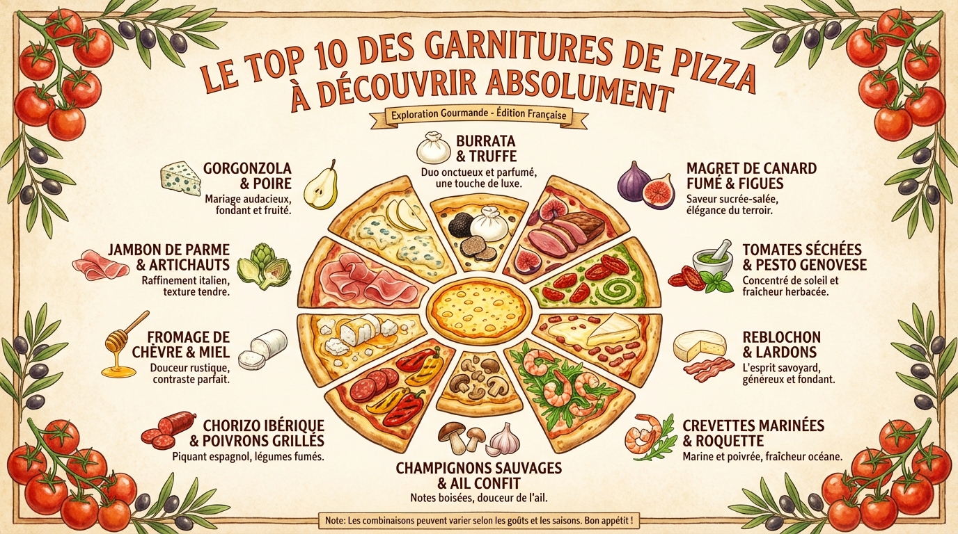La top 10 delle farciture per pizza da scoprire assolutamente 1 Le farciture originali