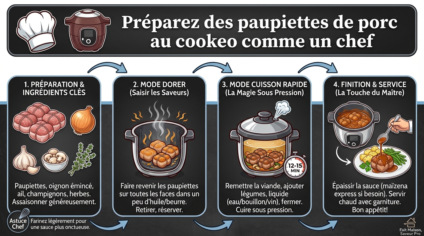 Come preparare le paupiette di maiale al Cookeo come un vero chef 1 Passaggi della preparazione