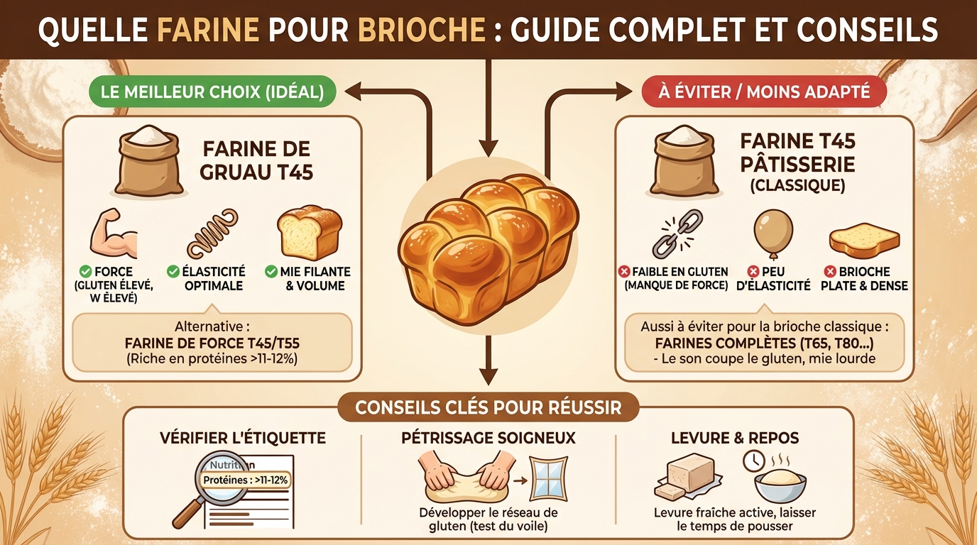 Scegliere la farina giusta per la brioche