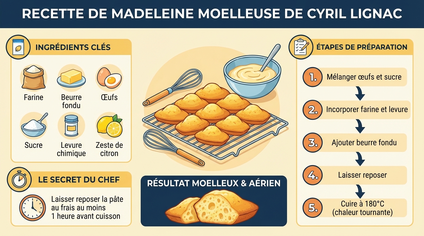 La ricetta delle madeleine soffici di Cyril Lignac 1 I segreti per madeleine perfette