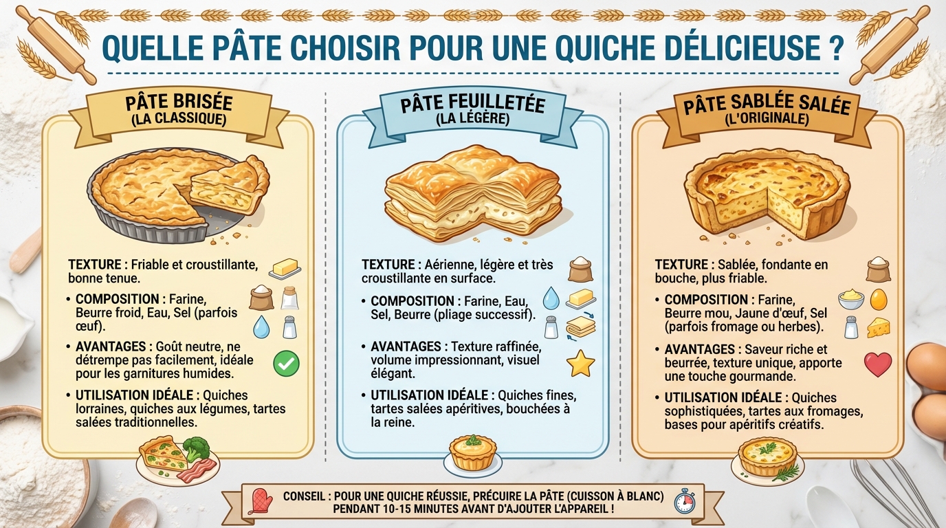 Quale pasta scegliere per una quiche deliziosa? 1 Come scegliere la pasta ideale?
