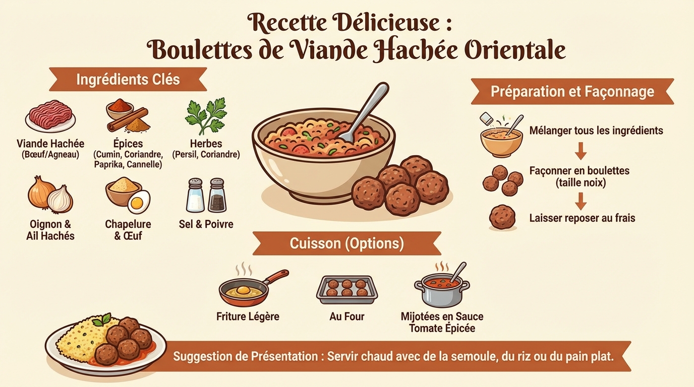 Ricetta di polpette di carne macinata orientale deliziose 1 Consigli di cottura