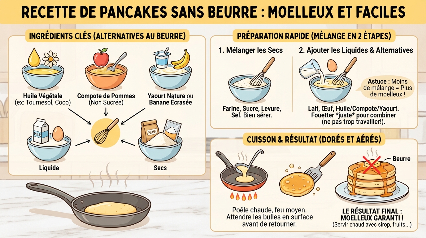 Ricetta dei pancake senza burro: soffici e facili 1 I segreti per pancake perfetti