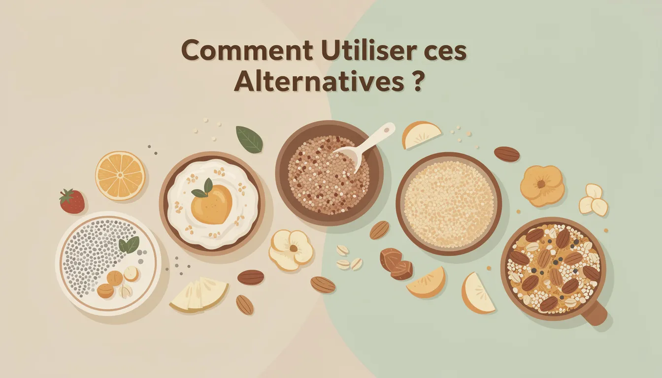 5 gustose alternative per sostituire i fiocchi d'avena 1 Come utilizzare queste alternative?