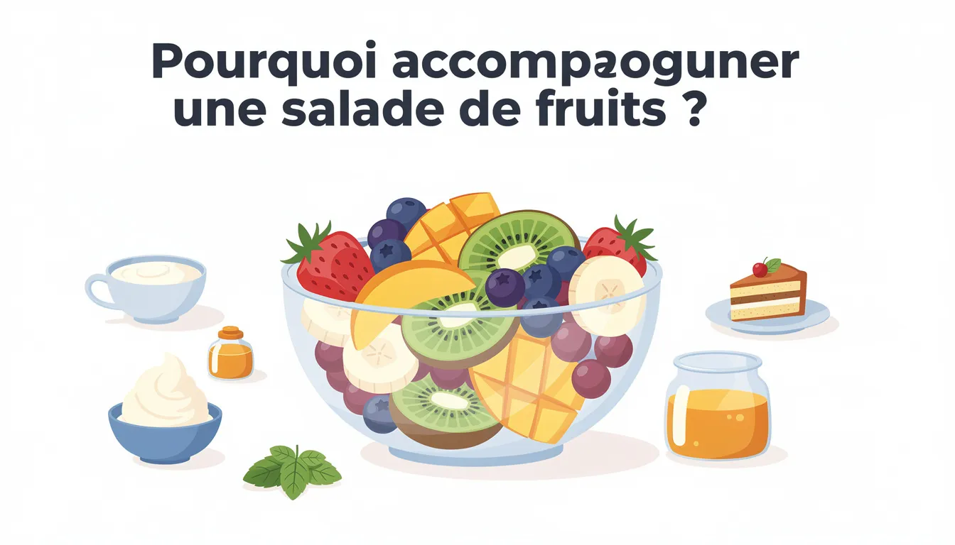 Perché accompagnare una macedonia di frutta?