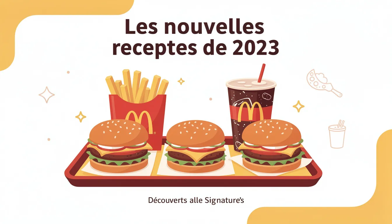 Scopri il menu signature di McDonald's nel 2023 1 Le nuove ricette del 2023