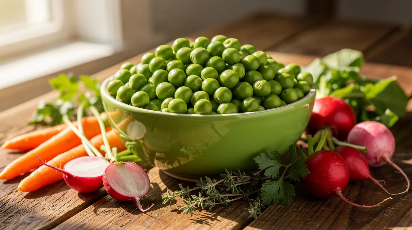 Piselli: carboidrati o verdura? Facciamo chiarezza tra miti e realtà! 1 Valori nutrizionali dei piselli