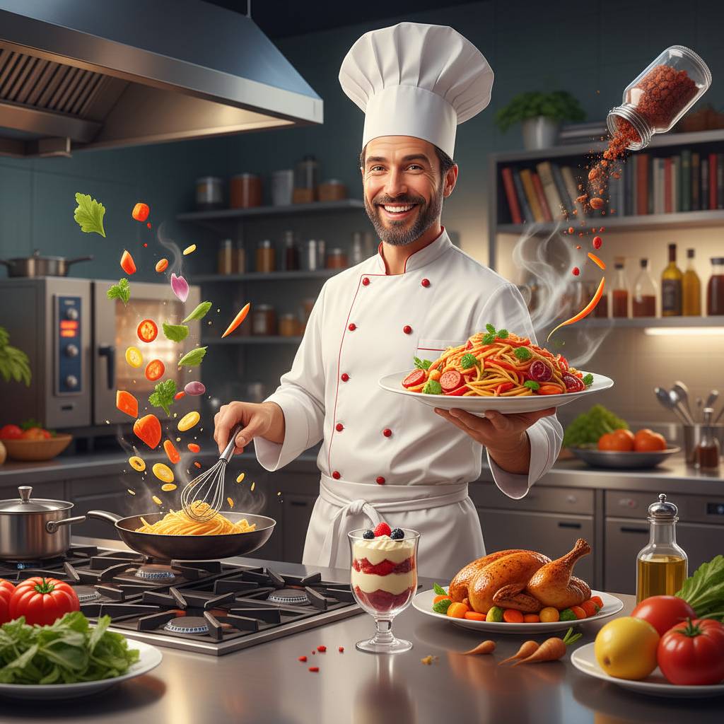 Ricette di Cucina Facile: I Segreti dello Chef per Piatti Veloci e Pieni di Gusto! 1 Illustration