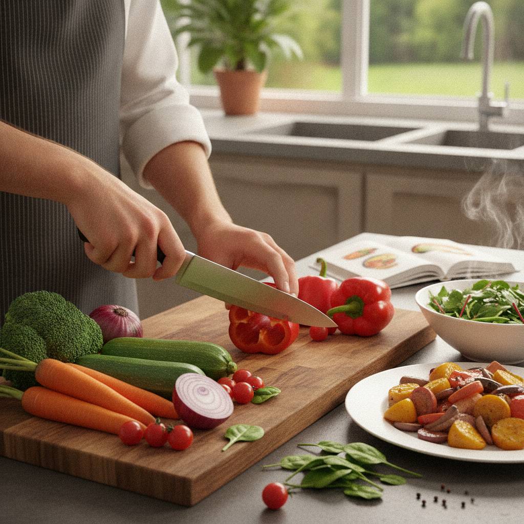 Piatti Sani e Veloci: I Segreti dello Chef per un'Alimentazione Equilibrata 1 Illustrazione