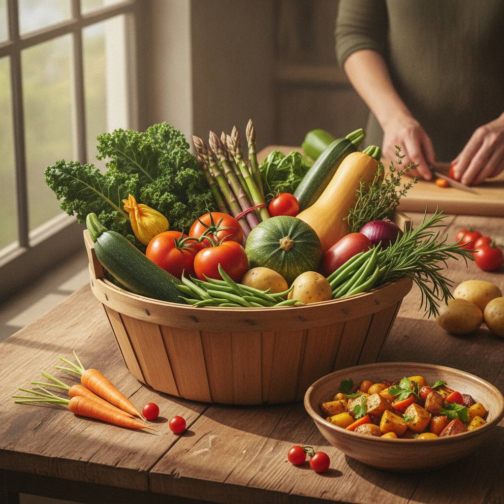 Le Verdure di Stagione, Esaltate in Tutta Semplicità 1 Illustration